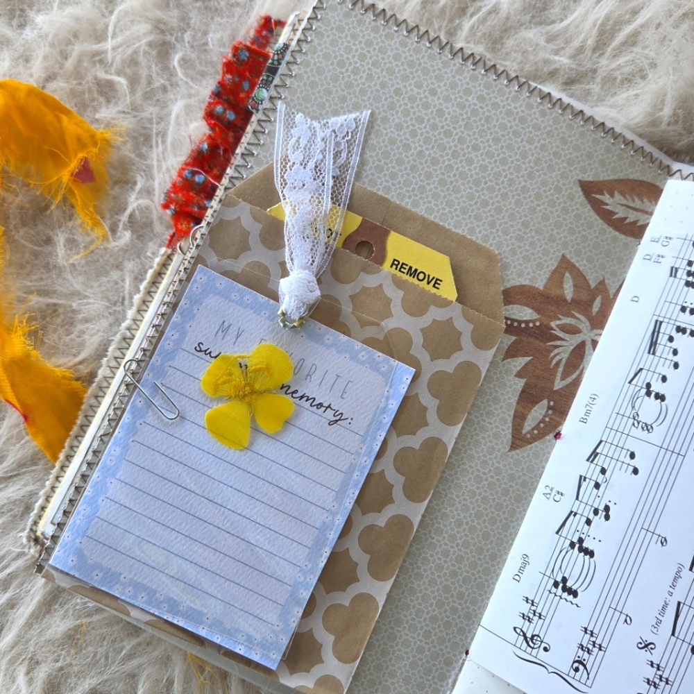 Patchwork Eclectic SUMMER Junk JOURNAL - Picture 12 of 17